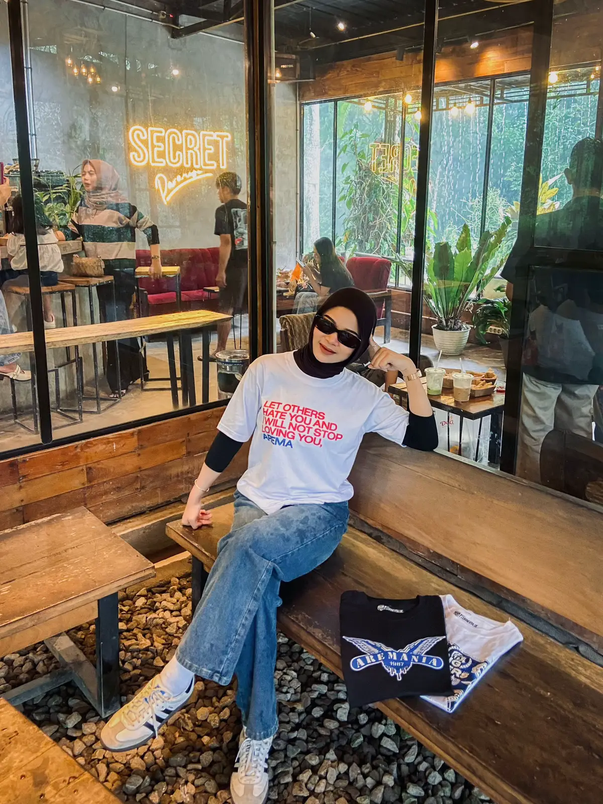 Tshirt from:@CORNERBLUE!💙 #aremafc #casualoutfits #casualstyle #adidasfootball 