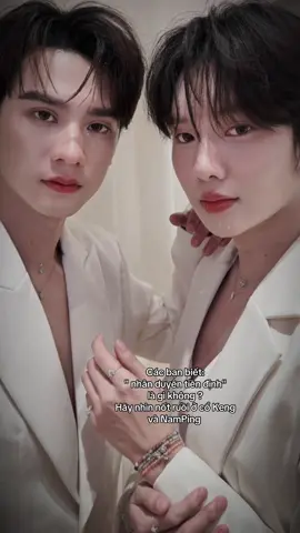 Một người bên trái, một người bên phải . Bám dính nhau lắm luôn #nampingster #kengharit #kengnamping 