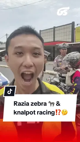 Razia zebra 🦓 & knalpot racing⁉️🤔 #fyp #modifikasimotor #vario #aerox 