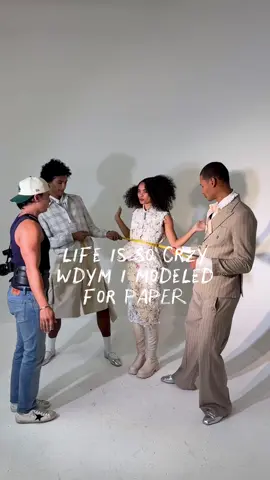 ouchiee.. suffering from a chic PAPER cut ✂️📄 @PAPER Magazine #model