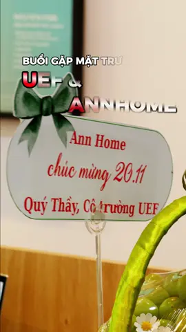 [RECAP]: BUỔI GẶP MẶT GIỮA TRƯỜNG UEF VÀ ANN HOME (English caption below) 🤝 Hợp tác gắn kết, tri ân sâu Sắc: UEF & AnnHome đồng hành vì thế hệ tương lai! CTCP Nhà Ann Home đã vinh dự đón tiếp Quý Thầy, Cô đại diện từ Trường Đại học Kinh tế - Tài chính TP.HCM (UEF) đến thăm. Buổi gặp mặt không chỉ là dịp để Ann Home bày tỏ lòng tri ân sâu sắc đến những 