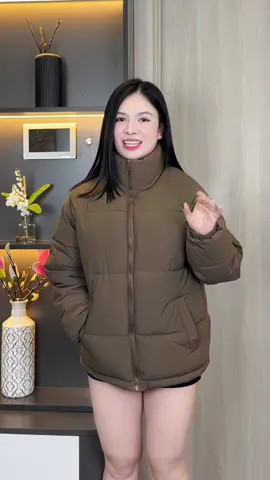 Áo Khoác Phao lót lông cừu