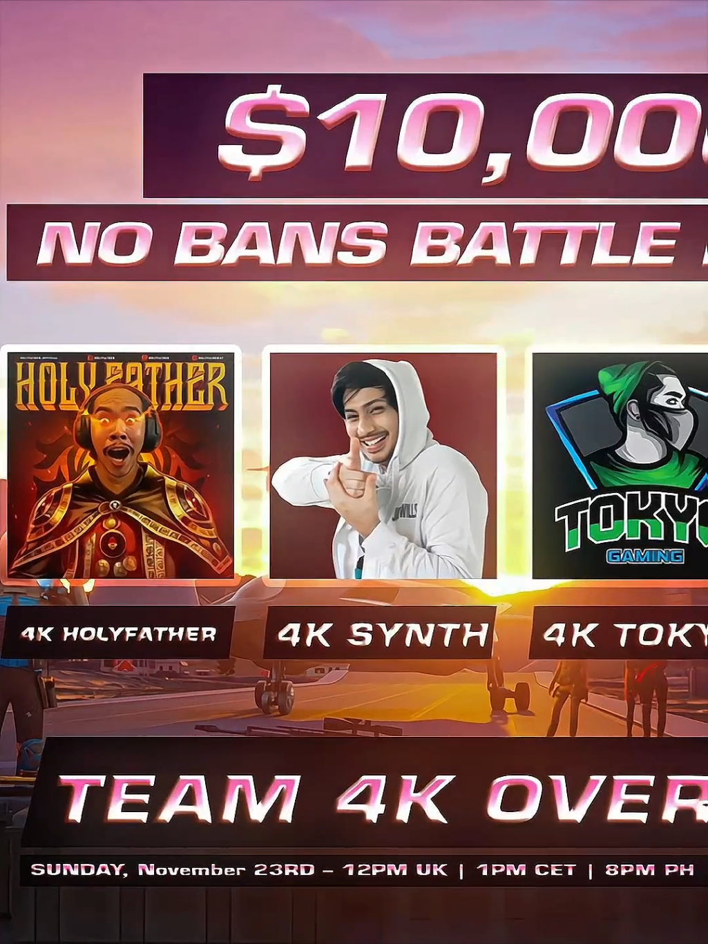 FERG TOURNAMENT 🔥 TEAM PH LINEUP 🇵🇭 NOV 23rd | SUNDAY  #iferg #ferg #callofdutymobile #fyp  @Ferg