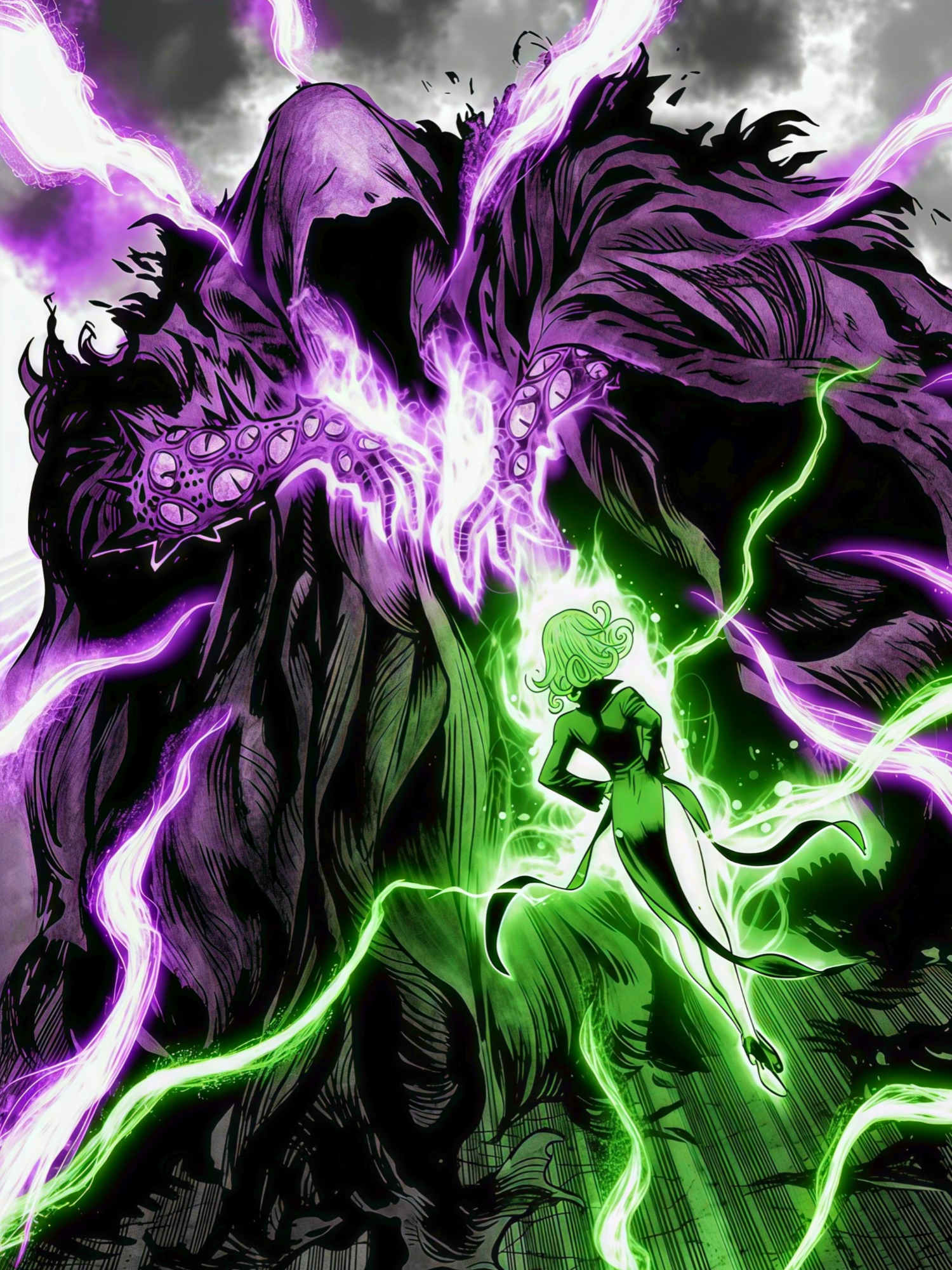 Art Monster Random Aja Begini, Gimana Gak Ketar-ketir Studio Melihatnya 🥶 #opmseason3 #animeedit #mangaedit #jagan #tatsumaki #art #fyp