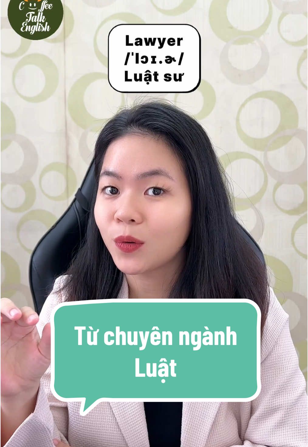 🔍 Series Từ Vựng Chuyên Ngành - Phát Âm Thật Rành: Ngành Luật Theo dõi liền kẻo bạn bè học trước rồi quay lại “chỉnh” bạn đó nha hihi 📚 _______________________________________________________________________ Trung tâm Tiếng Anh Giao Tiếp: Coffee Talk English - CTE có 3 chi nhánh:    📍258 Nơ Trang Long, P12, Bình Thạnh     📍367 CMT8, Phường Hòa Hưng (Q10)    📍Lô 24, Công viên Phần mềm Quang Trung, Q.12 #IELTS_4_skills #Tiếng_Anh_Giao_Tiếp #Business_English #Tiếng_Anh_Cho_Người_Đi_Làm #Practice_English  