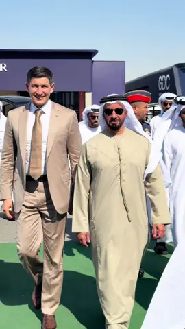 ⁨	الفريق سمو الشيخ سيف بن زايد آل نهيان نائب رئيس مجلس الوزراء وزير الداخلية⁩  معرض دبي للطيران 2025‏⁩ #فعاليات_العين #مصور_الإمارات #فيصل_علي 