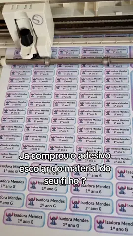 Produção de Adesivos Escolares  #foryou #shopee #adesivos #2026 #adesivoescolar