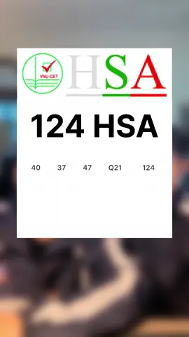 124 HSA và tips học 40/50c phần định lượng. #hsa #hsa2026 #BookTok #fyp 