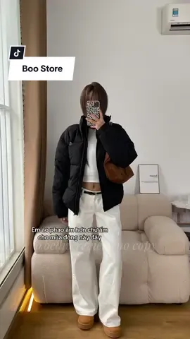 Mùa lạnh tới gần lắm r, mấy bà tranh thủ sắm cho mình 1 em áo phao để mang nha #boostore #fyp #xuhuongtiktok #phoidoxinh #aophaounisex 