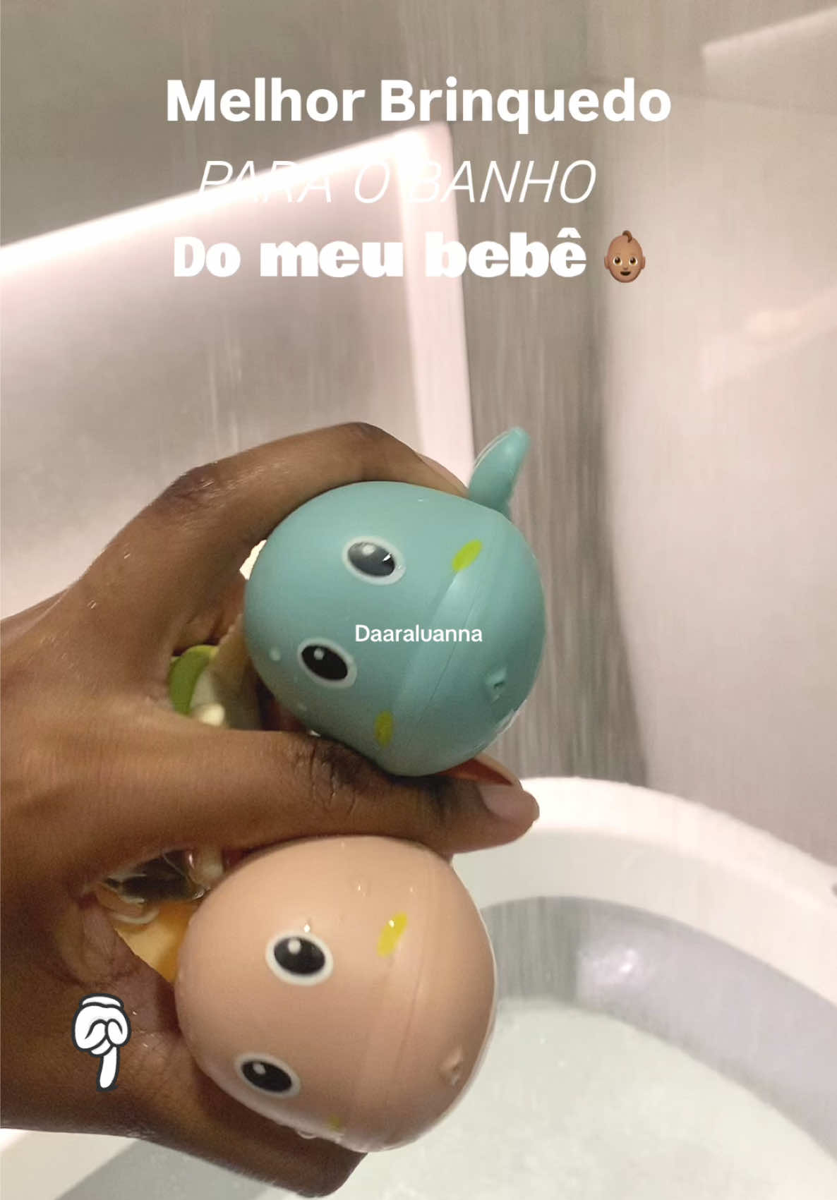 👇Clique na sacolinha laranja pra COMPRAR 🛒🛍️ Amigas esse brinquedo é o mais fofo que encontrei aqui no TikTok Shop pra alegrar o banho do meu bebê 👶🏽, ele amou 😍  #maternidade #brinquedo