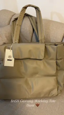 Finally secured mine before it runs out of stock! In love with it — Bash Gateway Weekday Tote in Dune. 🤎@BASH Manila 