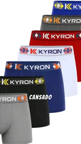 Kit 10 cuecas Boxer Premium Kyron com forro de algodão. #tiktokshopbrasil #achadinhos 