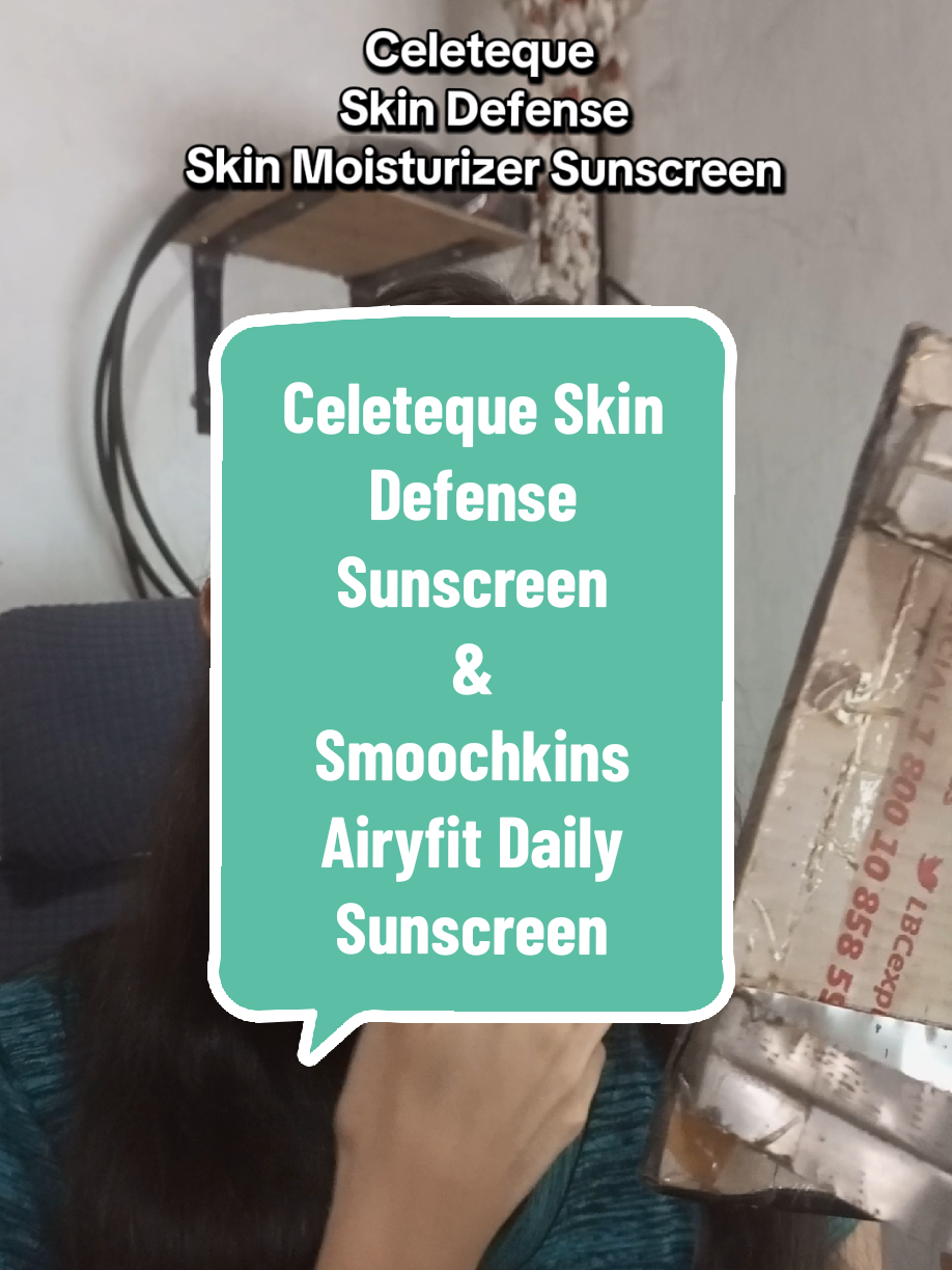 Celeteque Skin Defense Sunscreen and Smoochkins Airyfit Daily Sunscreen are both soft-matte finish sunscreens that are suitable for oily skin. Which one would you prefer? #oilyskinsunscreen #smoochskins  #celetequeskindefense  #skincare #softmattesunscreen 