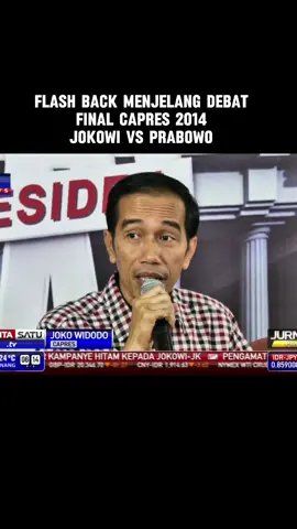 Flash back menjelang debat final capres pilpres 2014 #politik #jokowi #prabowo #pemilu2024 #pilpres2014
