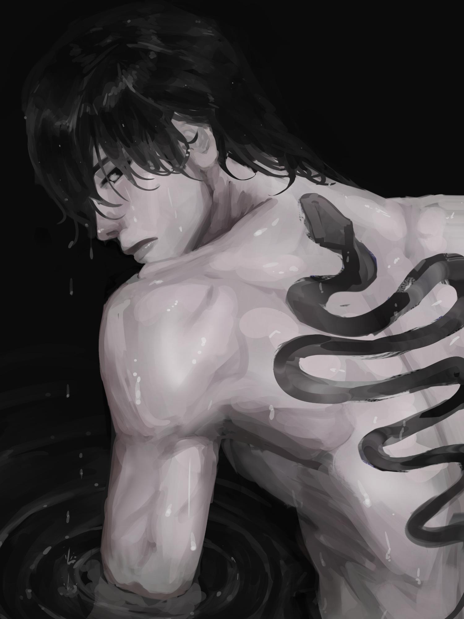 I wonder what Lord of Shadows looks like behind the mask ? Animation practice. #shadowslave #sunless #sunlessedit #shadowslaveedit