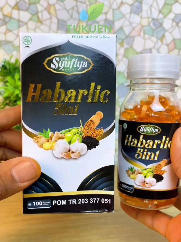 🧄 Habarlic 5in1 Syufiya Herbal 🌿 Kapsul herbal dengan 5 bahan alami pilihan — bantu jaga stamina & tetap fit setiap hari 💪 Udah BPOM & halal, aman dikonsumsi harian. 🔥 Lagi promo terbatas, cek keranjang kuning sekarang! #habarlic5in1 #herbalalami #syufiyaherbal #suplementherbal #sehatnatural 
