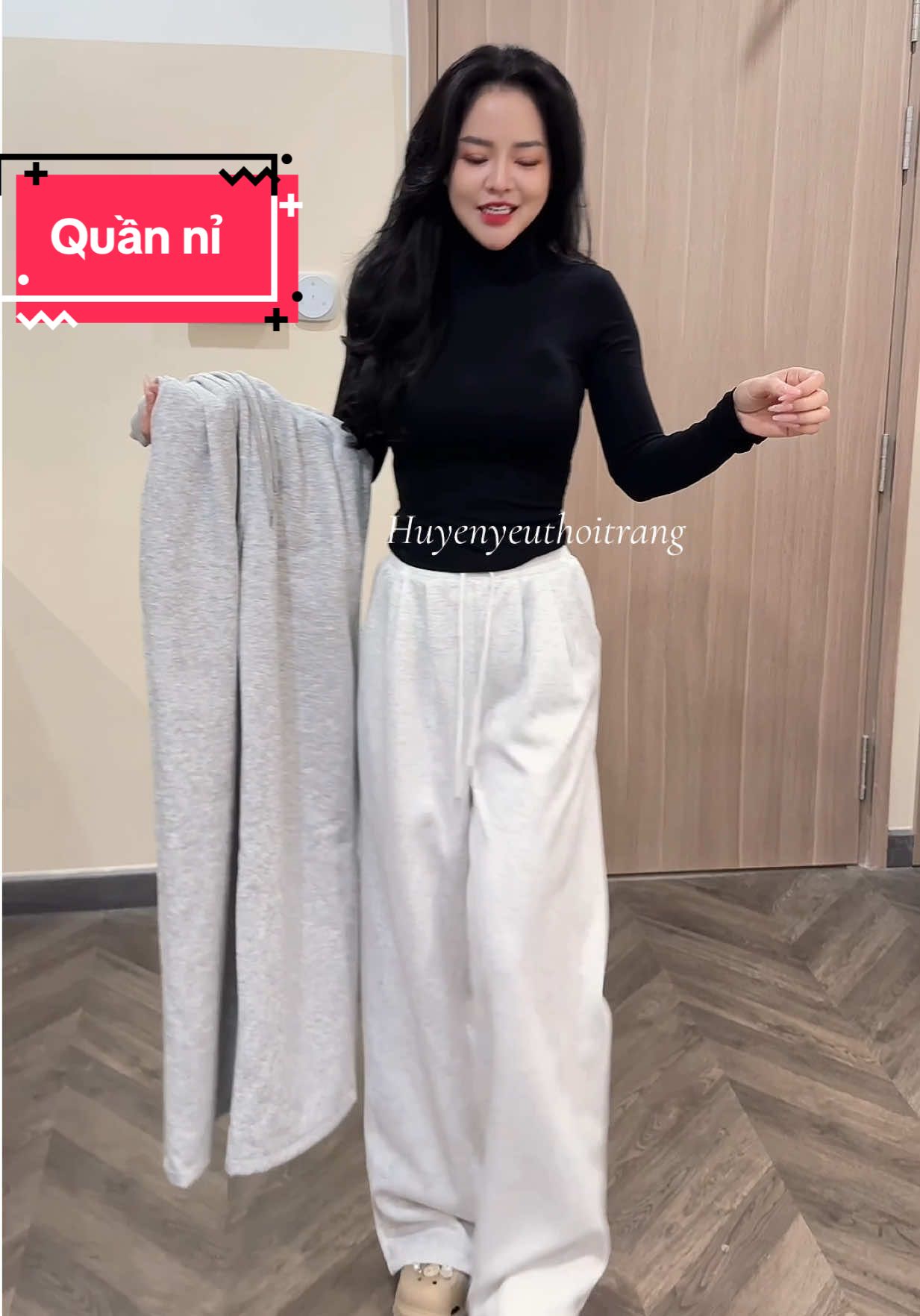 Quần nỉ xuông #xuhuong 