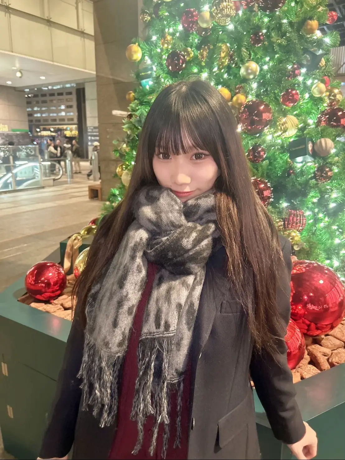 制服にも合う大好きなレオパード！ ワイドフリンジストール ▶︎【柄13レオパード(グレー)】 WEGOでチェックしてね✨ @WEGO ウィゴー  @WEGO SCHOOL | ウィゴースクール  #pr #wego #08 #sjk #おすすめ 