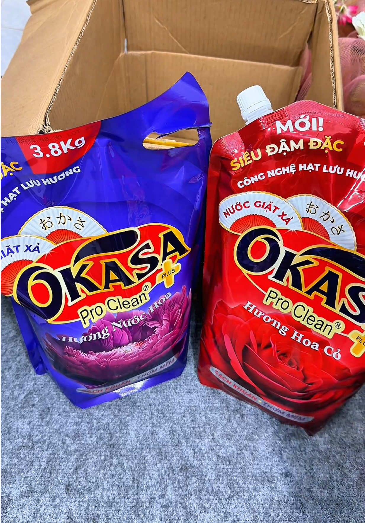 Nước giặt xả okasa 3.8kg #shopmesoc95 #nuocgiat #nuocgiatokasa #nuocgiatxa 