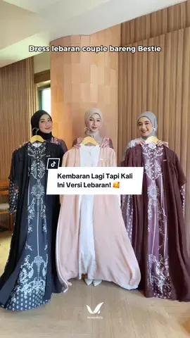 Lebaran tahun ini, seragam hati dan seragam outfit pakai Ayliz Maxy bareng bestie ✨🤍 Minve cantumin keranjang kuning buat couplean bareng kita juga ya! 🥰 #inspiredyourdailyoutfit #lebaran2026 #gamislebaran2026 