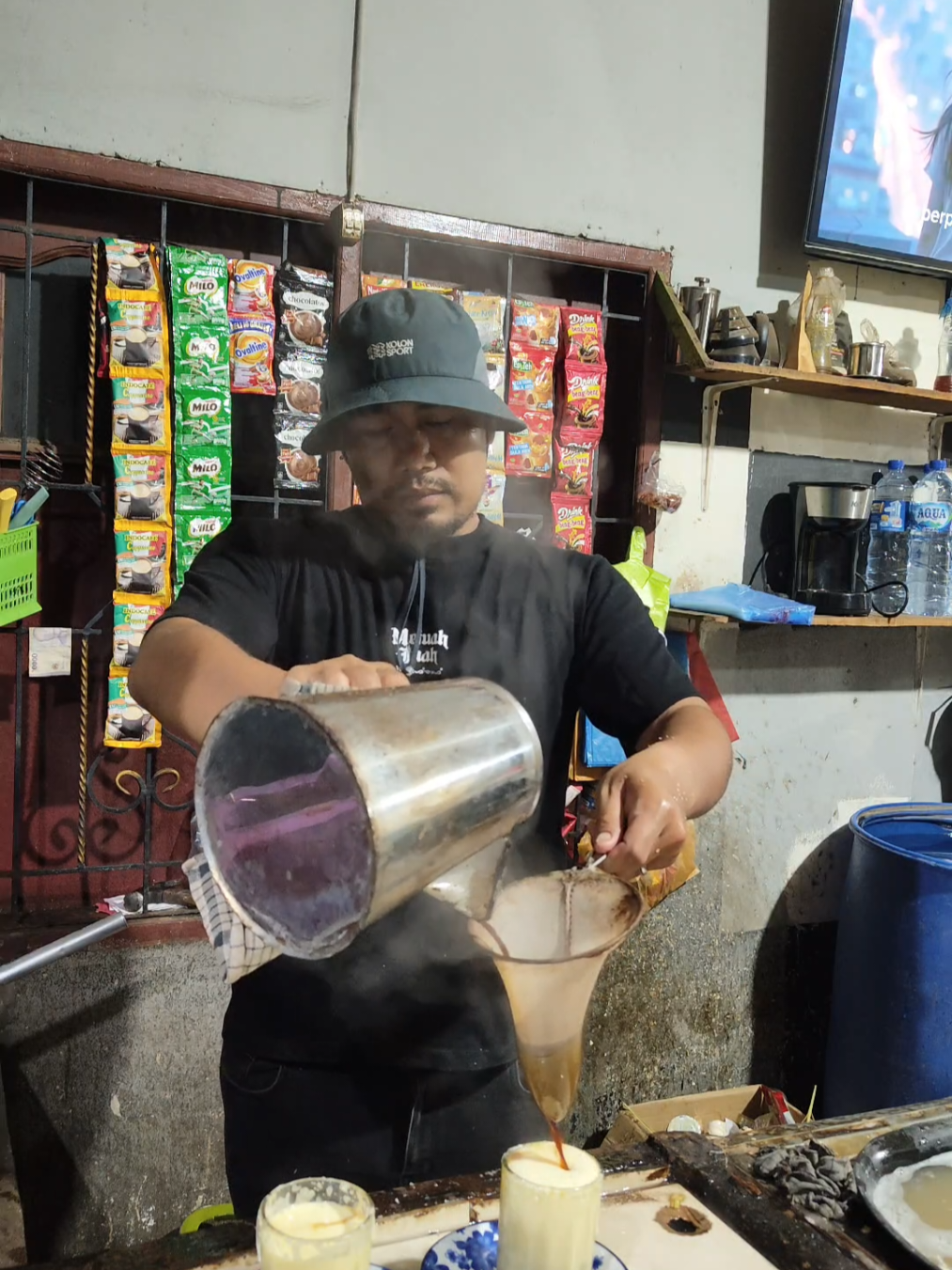 Minum Teh Telur di Warkop Ulu 🤤👌 #fyppppppppppppppppppppppp #warkop #fypシ゚ #tst #pengusahamuda 