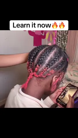 Learn it now🔥🔥 #braidlovers #braidstyles #braidedhair #braidedwigs #knotlessboxbraids 
