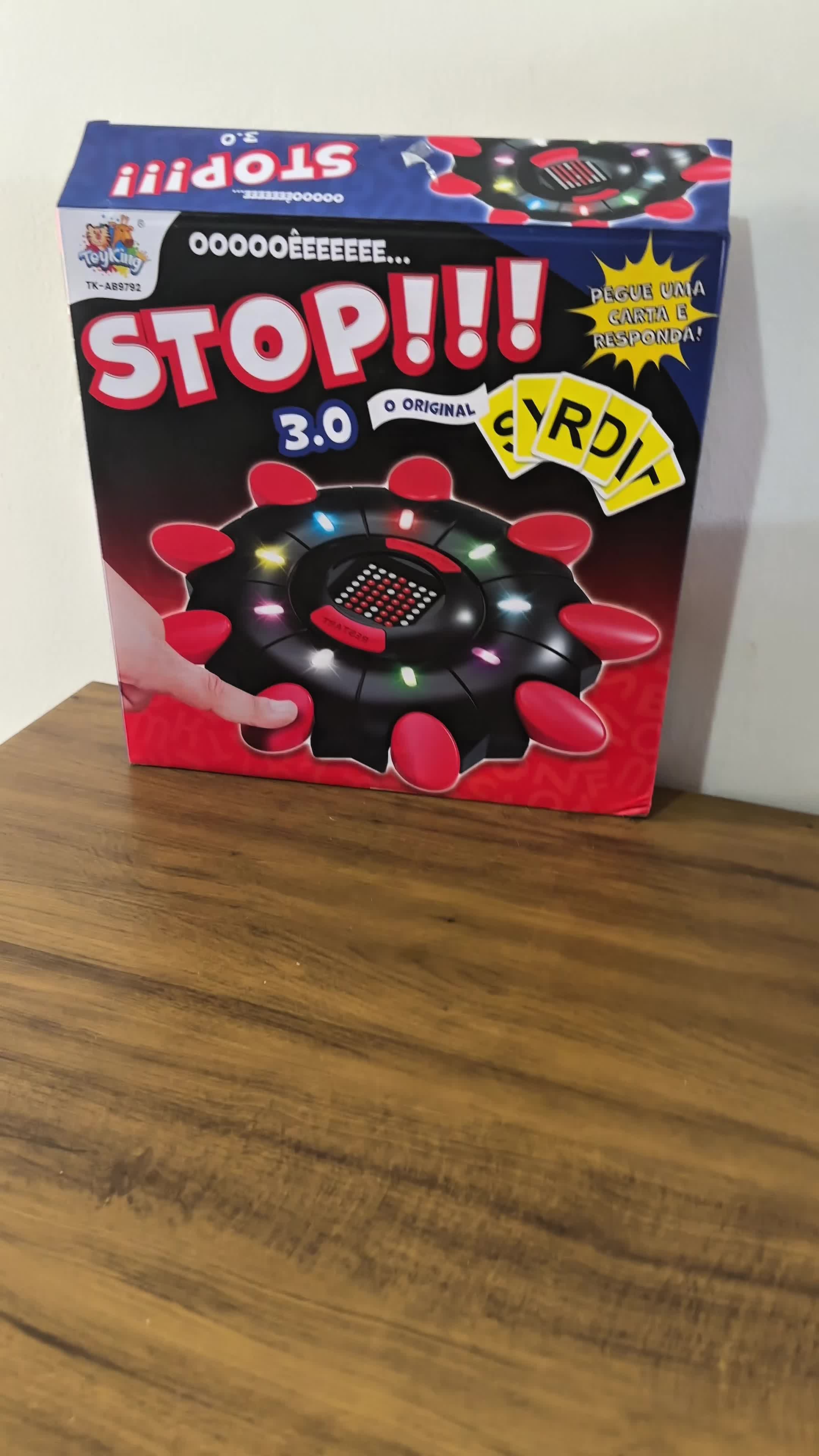 Jogo De Palavras Stop 3.0 Divertido Brinquedo Educativo Criativo Interativo Rápido Para Família E Amigos Todas as Idades Kizumba 