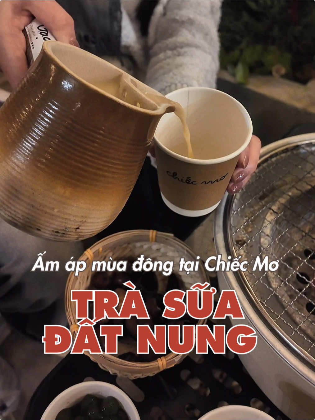 Trà sữa đất nung tại Chiếc Mơ #Trasuadatnung #Chiecmo #Khangohaiduong #Haiduong #Muadong 