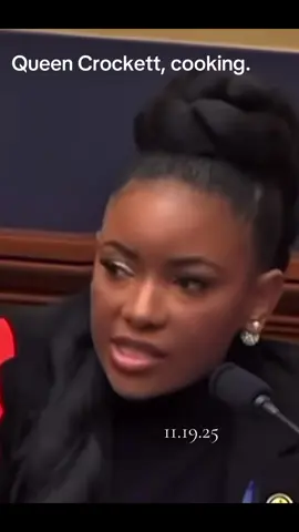 @Jasmine Crockett subtly shades JD Vance while delivering remarks to congress on Tuesday.  