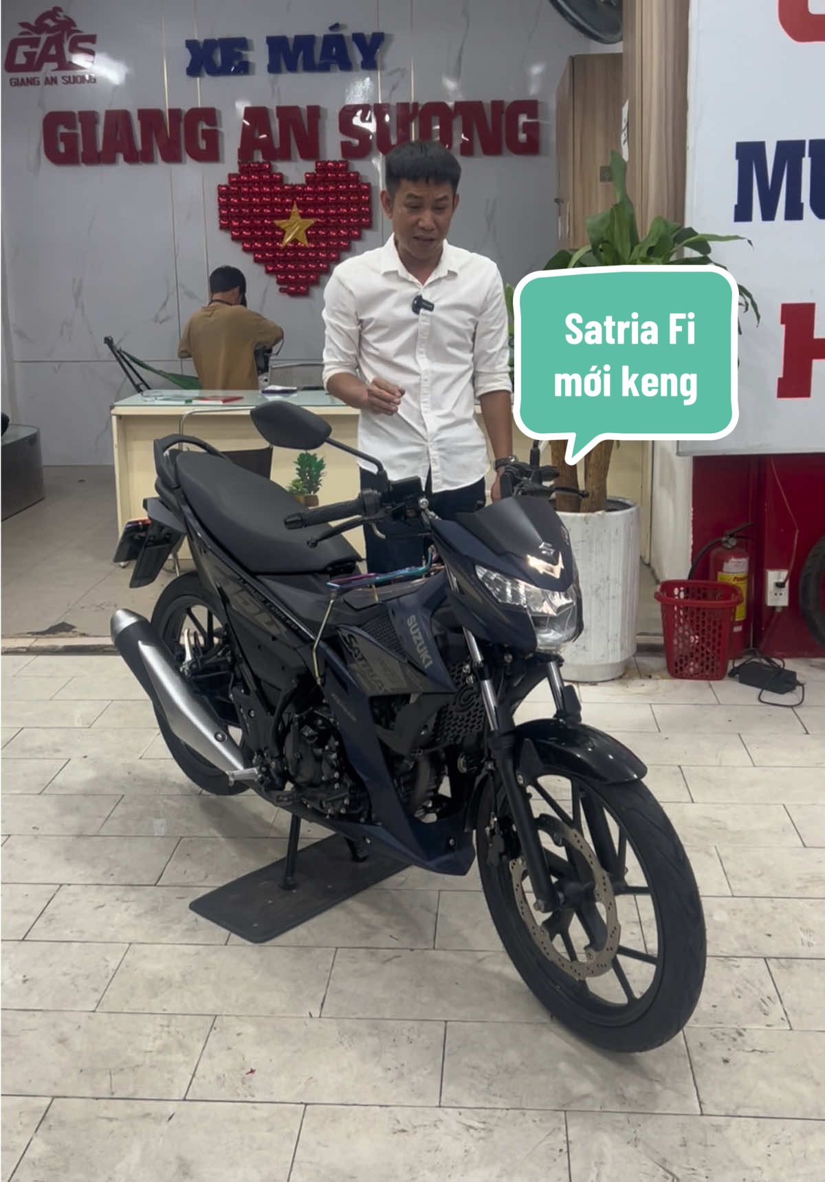 Satria Fi mới keng odo siêu lướt nha ae .