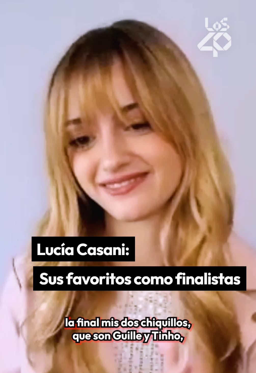 Se acerca la final de #OT2025 y @luciacasani.ot2025 parece que tiene claro qué dos personas tienen que estar sí o sí 😌 ¿Estás de acuerdo? 👇🏼 La última expulsada de la Academia ha charlado con nosotros y puedes verla al completo en nuestro canal de YouTube 📲 #luciacasani #tinho #guilletoledano #ot 