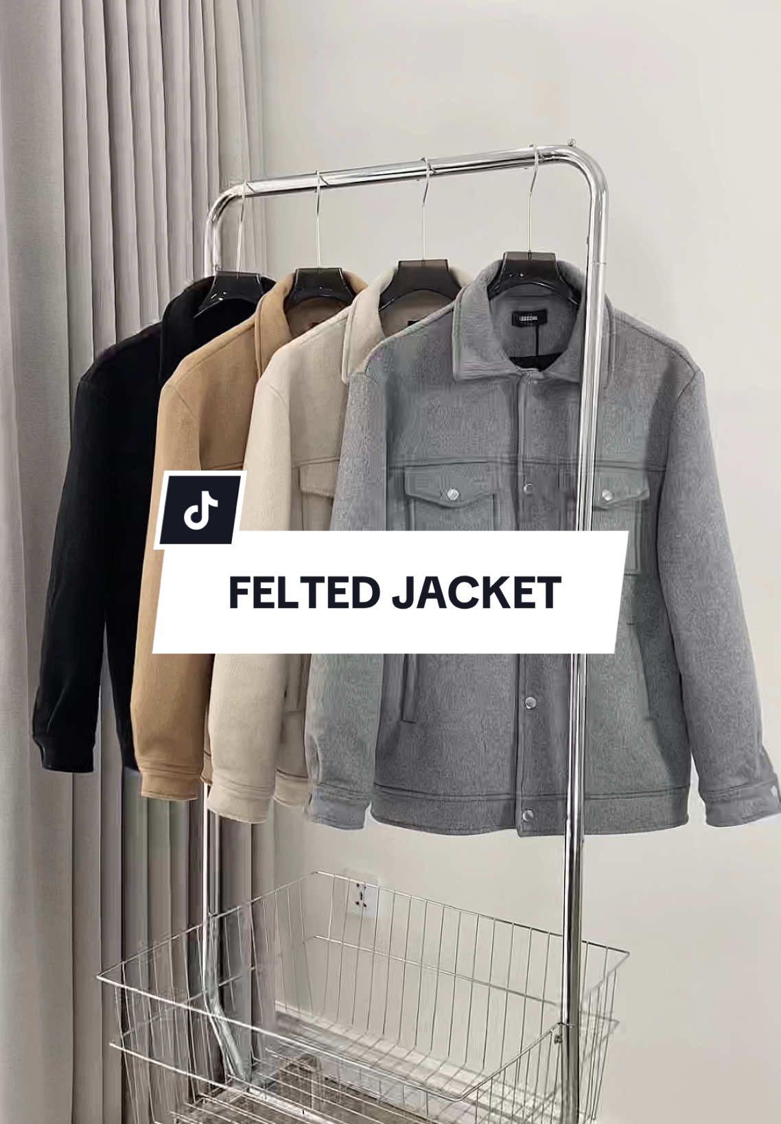 Felted Jacket  #jacket #aokhoacnam #aokhoacdaep #thoitrangnam #aokhoacda 