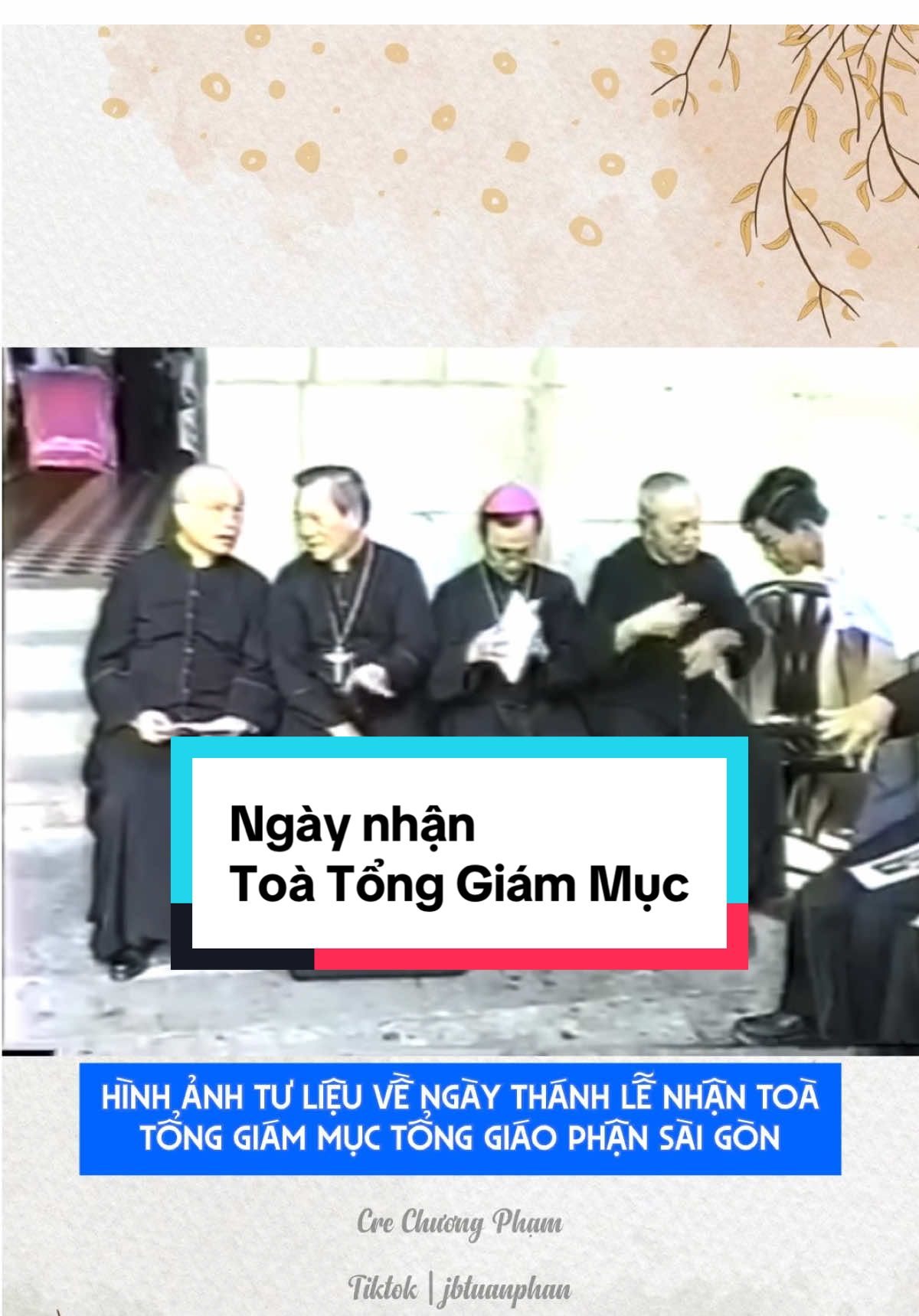 Hình ảnh tư liệu về ngày Toà Tổng Giám Mục Tổng Giáo Phận Sài Gòn năm 1998. 