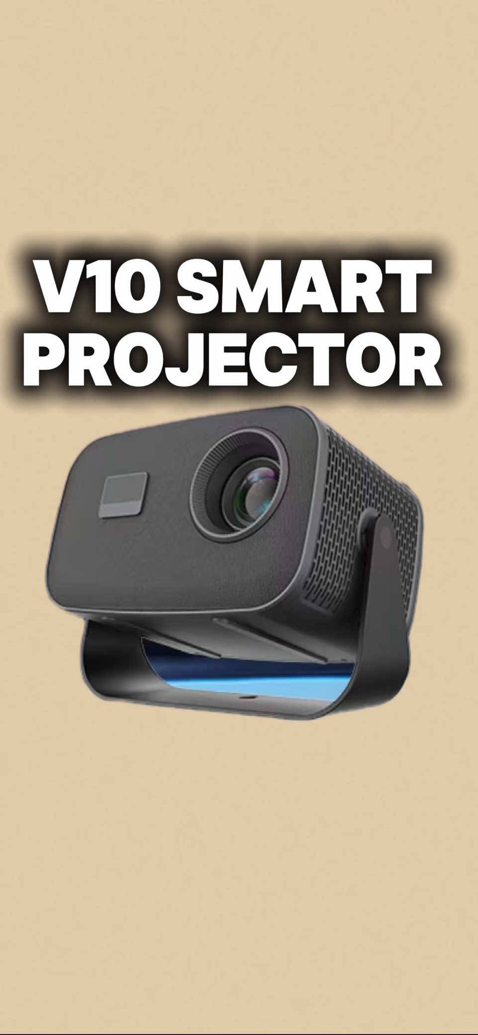 V10 SMART PROJECTOR #smartprojector #homeprojector #hometheater 