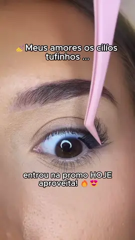 EU AMEI😍🔥 APROVEITA! #ciliostufinho #cilios #extesãodecilios #ciliosemcasa #tiktokshop 