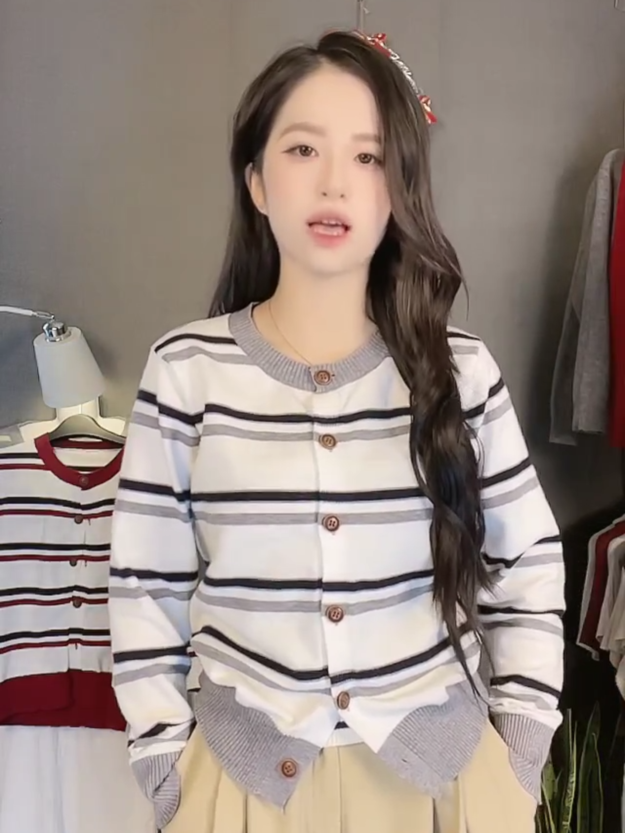 Hàng mới vừa cập bến luôn nha nàng 😍 Mẫu đẹp mê, màu xinh mê – xem là muốn chốt liền tay! #mayfashionstyle #tiktokvideo #ootd #cardigan