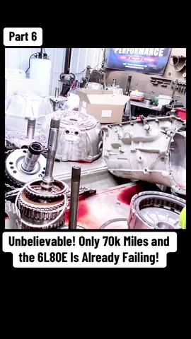 Unbelievable! Only 70k Miles and the 6L80E ls Already Failing!. Part 6. #car #truck #engineering #fyp #transmission 