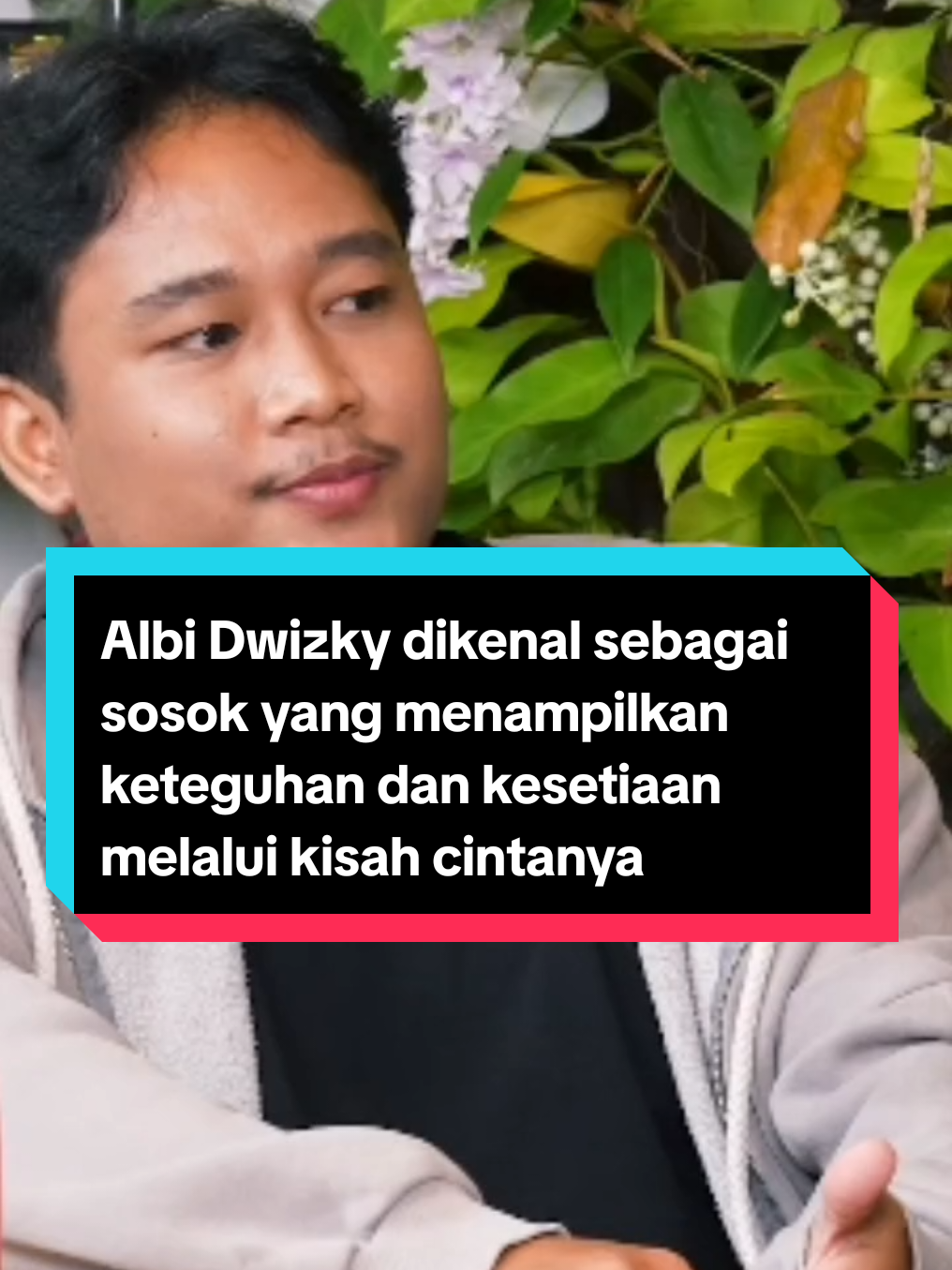 Albi Dwizky dikenal sebagai sosok yang menampilkan keteguhan dan kesetiaan melalui kisah cintanya bersama mendiang Shella Selpi Lizah. Hubungan mereka yang berawal dari pertemanan di media sosial berkembang menjadi ikatan yang kuat hingga akhirnya menikah pada 14 Agustus 2024, di tengah perjuangan Shella melawan kanker ovarium.  #curhatbangdennysumargo 