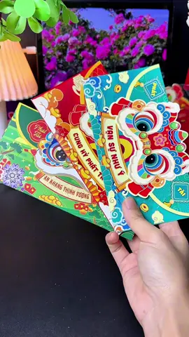 Lì Xì 3D 2026 Họa Tiết Dễ Thương Màu Sắc May Mắn Bao lì xì Tết Đầu Kỳ Lân 3D, Bao Lì Xì Hot Trend Cho Dịp Tết#lixi3D#huongtichcuc74 #huongchiase74 