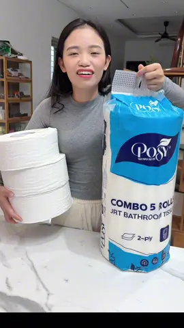 Giấy vệ sinh công nghiệp cuộn to #giayvesinh #giayvesinhcongnghiep #xuhuong 