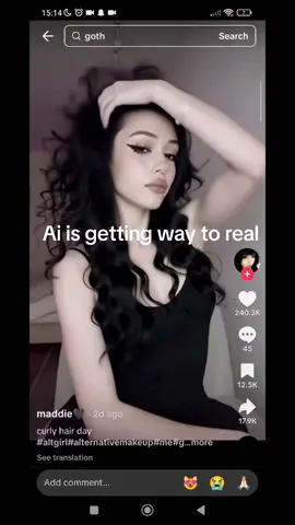 she be getting so many likes too and everybody is falling for it thinking it's real 😭🙏🏻#ai #fyp #vira 