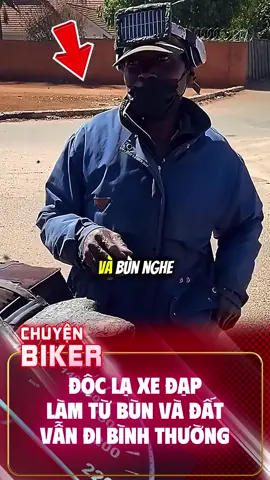 Xe đạp làm từ bùn và đất mà vẫn đi được #biker #chuyenbiker #bike #motor #xuhuong 