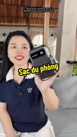 Sạc dự phòng dung lượng cao giúp thiết bị luôn đủ pin cả ngày. Thiết kế gọn, dễ mang theo và tương thích nhiều loại máy — tiện cho học tập, làm việc hoặc du lịch 🔋✨ Giá sản phẩm có thể thay đổi tùy thời điểm khuyến mãi trên TikTok Shop #onggiareview #sacduphong #pinkhung #phukiencongnghe #fypVN