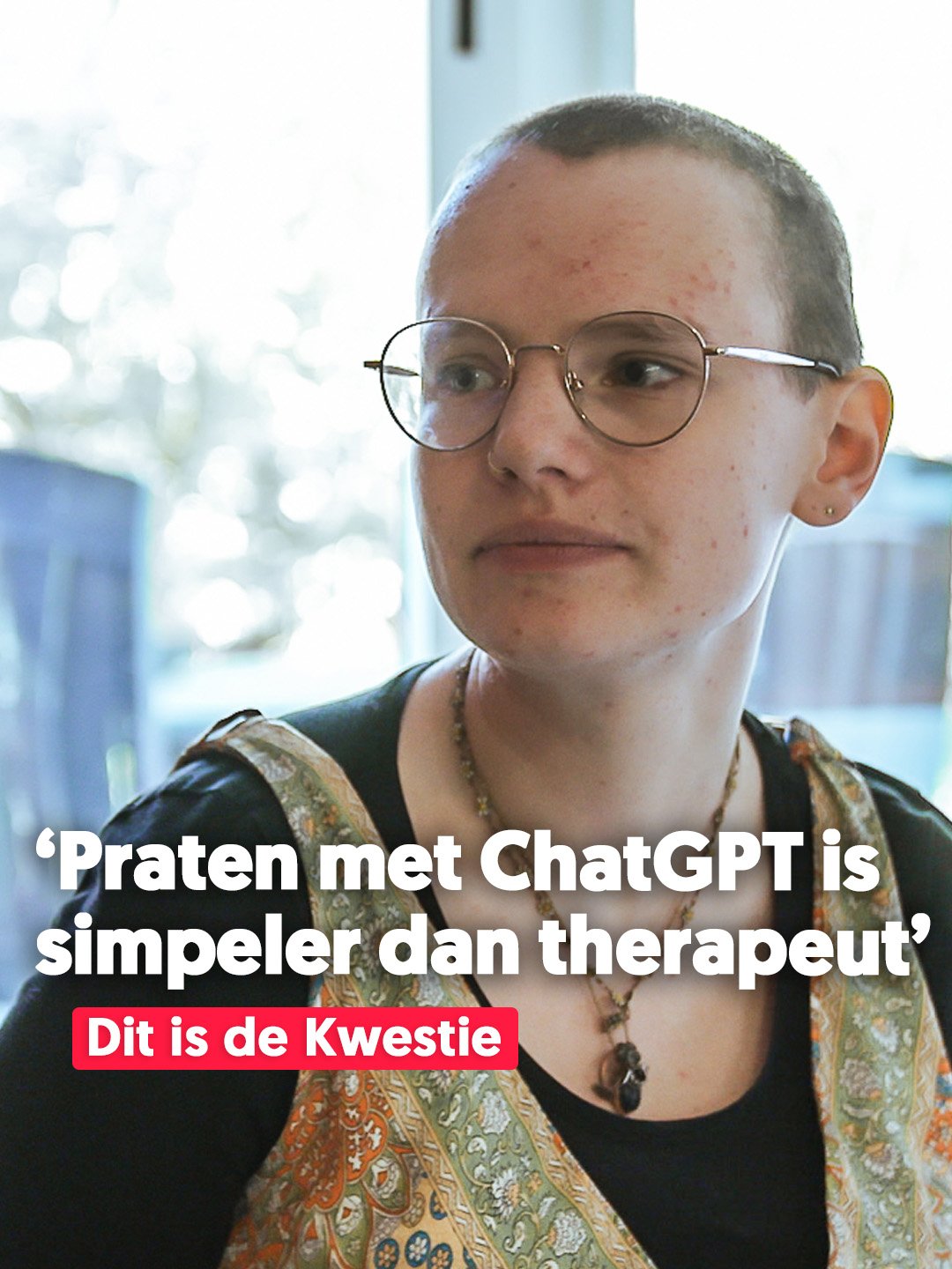 'Met ChatGPT praat je makkelijker dan met een therapeut' De 22-jarige Naomi overweegt euthanasie omdat ze dagelijks worstelt met heftige mentale stoornissen. Om een gesprek over euthanasie voor te bereiden raadpleegt ze ChatGPT voor tips. Maar hoe is het om met ChatGPT te praten over leven en dood? En komen daar nog risico's bij kijken? 🟣 Dit is een fragment uit Dit is de Kwestie (EO). Bekijk de hele video op het YouTube-kanaal 'de Kwestie' of klik op de link in bio. 🔗 #diteo #ditisdekwestie #ai #chatgpt #euthanasie