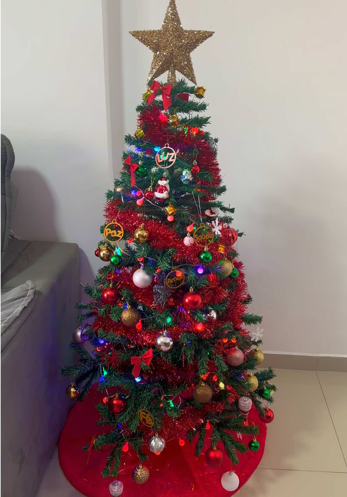 O Natal por aqui já começou a todo vapor 🎄🪅🎅🏻🤶🏻 e vc já começou por aí também ??  #fyp #natal #arvoredenatal #decoracaodenatal #viral 