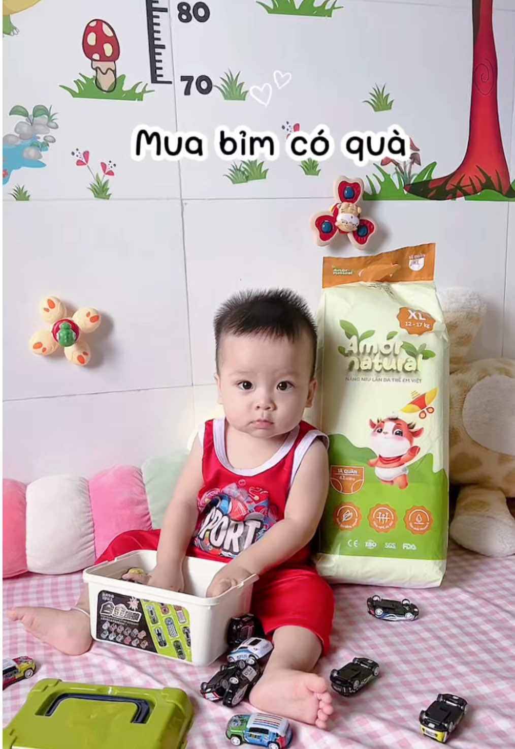 Mua bỉm là có quà #amor #punikids #amornatural 
