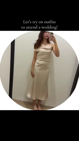 Guess which one I got 👀 #weddingguest #outfits #dress #tiktoksg 