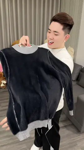 Áo Len Nam Cổ 3 Phân DYACI Sợi