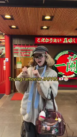Trying ramen in JAPAN 🇯🇵🍜