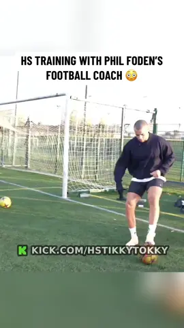 HS TRAINING WITH PHIL FODEN’S FOOTBALL COACH 😳 #hstikkytokky 